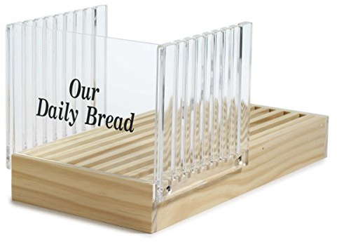 Norpro Bread Slicer with Crumb Catcher Brown .5in/1.25cm