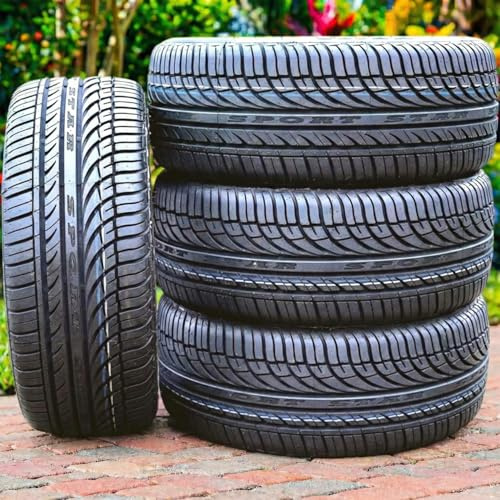 Set of 4 (FOUR) Fullway HP108 All-Season Passenger Car Performance Radial Tires-205/50R16 205/50/16 205/50-16 87V Load Range SL 4-Ply BSW Black Side Wall UTQG 380AA