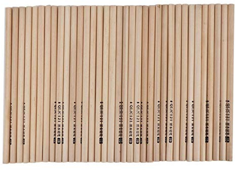 50Pcs Graphite 2B/HB Bleistift, Holzgehäuse HB Sechskantstab/2B Dreieckige Graphitstifte in Großen Mengen Glatt Einfach Einfärben Holzherstellung Zeichenstifte für Schüler Skizzieren(2B Triangular)
