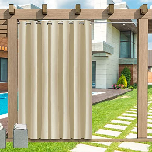Tenda Esterna Resistente alle Intemperie, 24 Colori - Tenda da Sole per Balcone Patio Portico Pergola Gazebo, B132xH241CM