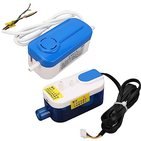 Yunseity Pompe à condensats automatique, AC110 à 240 V 24 L/H 200 ml, pompe de retrait de condensats HAVC silencieuse, conception mini divisée, pour climatisation, four,