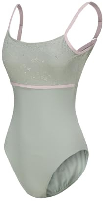 ModLatBal Women's Camisole Ballet Dance Leotards for Adult Gymnastics Bodysuit With Adjustable Strap