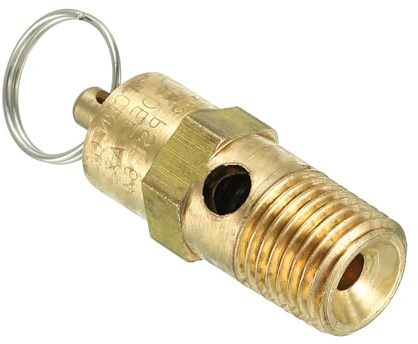 PATIKIL 1/4 Male NPT Safety Valve, Air Pressure Release Valve for Air Compressor, 165 PSI Set Pressure