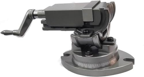 MachEl's Precision 2 (50 mm) Milling Machine Vise - 3-Way Functionality (Swivel, Tilt, Angle Vice) for Ultimate Versatility and Accuracy