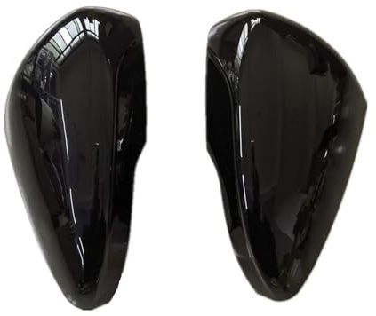 Cubierta Carcasa Espejo Para Ford Para Focus MK4 2019-2023 Cubierta Espejo Retrovisor Lateral Tapa Ala Reemplazo Puerta Exterior Cubierta Visión Trasera Embellecedor Carbono Cubierta Retrovisor De(Glo