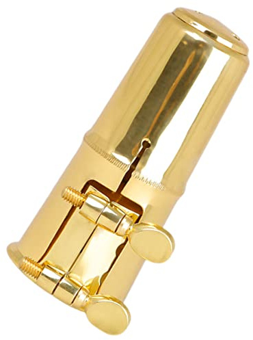 OFFSCH Tapa para Saxofón Alto de Latón Dorado Resistente Deformación Óxido, Accesorio Adecuado para Protección y Rendimiento Musical