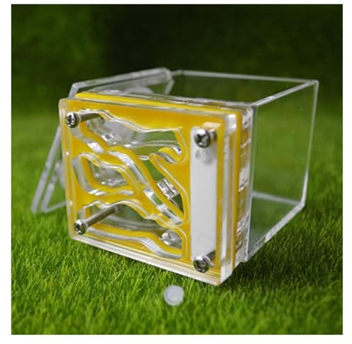 Ameisennest Ameisenfarm Ameisenhaus Quadratische Ameisenfarm, Ameisenburg Aus Acryl, Klarer, Handgefertigter Ameisenlebensraum, Einzigartiges Pädagogisches Ameisenkolonie-Ökosystem Ameisen Terrarium A