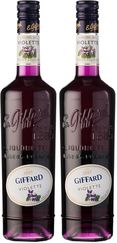 Giffard - Crème de Violette - Crème de Fruits - Recette Française - Florale et Intense - 70 cl, 700 milliliters (Lot de 2)