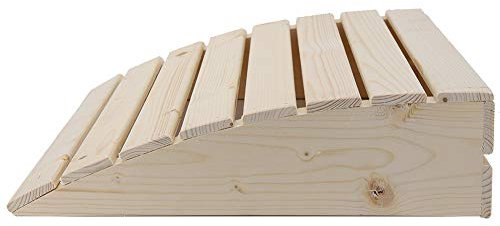 Haofy Cuscino in Legno per Sauna con Design Ergonomico Adatto alla Curva della Testa Poggiatesta Naturale per Rilassamento Muscolare, Benessere Termale, Spa in Casa