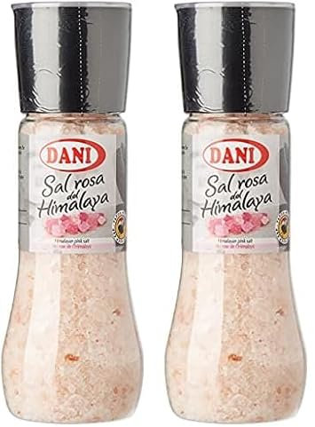 Dani Sel Rose de l'Himalaya avec Bouchon de Broyeur 425 g, 1 Unité (Lot de 2)