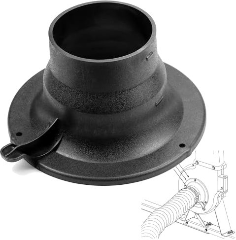 Sporthfish 43791 Adattatore per tubo flessibile per aspirapolvere da prato per Agri-Fab Mow-N-Vac Chip-N-Vac Shred-N-Vac Adattatore per tubo flessibile da 5/6/7 pollici per aspirapolvere Craftsman