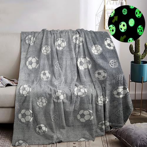 BNREDA Manta de Peluche para niños, Manta de vellón de Franela Brillante, Manta de sofá Suave y cálida, Regalos de cumpleaños de Navidad para niños y niñas (A, 130x150cm)