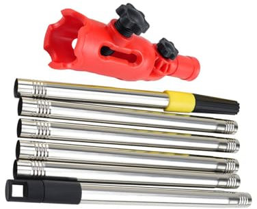 XLDZ Multi-Angle Rotating Paint Brush Extender with Extension Poles & Attachment Holder - Easy-to-Use Paint Edger Tool(with 170cm Post)