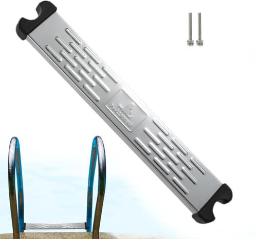 Stainless Steel Pool Ladder Steps, Heavy Duty Inside Ladder Ground Pools, 1.18in authentic Spa Stairs Accessories, Ideal for Hot Tubs, Home, School, Gym Pool Use