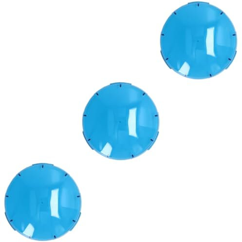 BESPORTBLE 3st Schwimmbadbeleuchtung Pool-brunnen Weißglühend Led-leuchten, Die Schweben Solardeckleuchten Teil Teichlicht Nebel Unterwasser-led-licht Poolbeleuchtung Luft Poollicht PVC Blue
