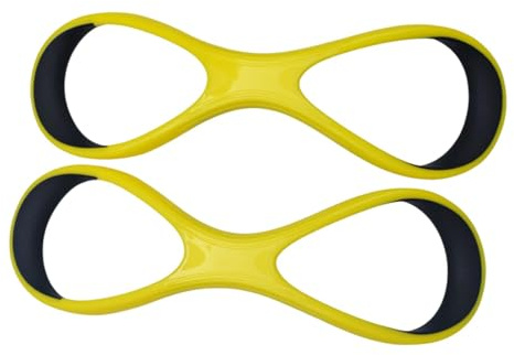 F Fityle Unterarm -Drehflosse für Schwimmtraining einfach zu verwenden. , Yellow L