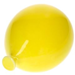 Keyhomestore │Palloncino da Parete in Ceramica Giallo – Decorazione Scultura Murale Made in Italy – Idea Originale per Cerimonie, Nascite, Battesimi ed Eventi Speciali – 15x12 cm