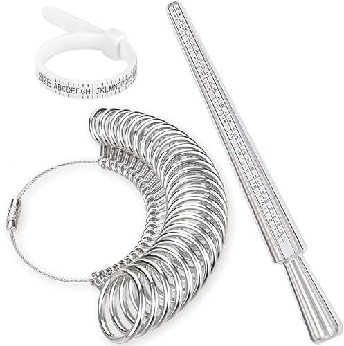 Smith’s® Ring Sizer Gauge | Professional & Accurate | UK A-Z Sizing | Clear A-Z Engravings | Quality Checked | for Both Women & Men