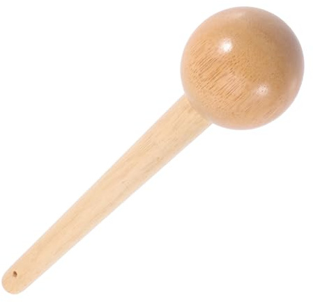 BESTonZON Wooden Baseball Glove Mallet for Men and Youth Softball Catchers Portable Mini Hammer with Rounded Tip and Non-slip Handle Heavy Firm Pressure Tool for Glove Shaping and Leather