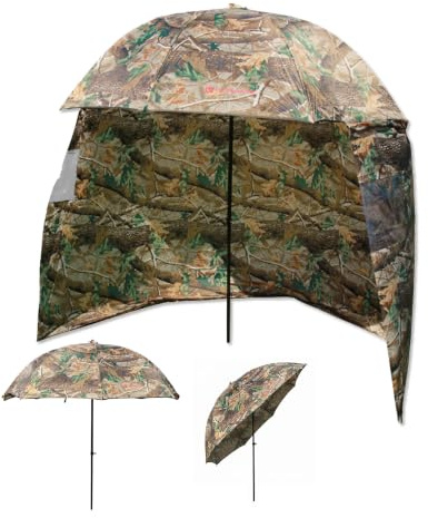 Ultimate 45'' Umbrella Camo With Side Sheet - Fishing Umbrella
