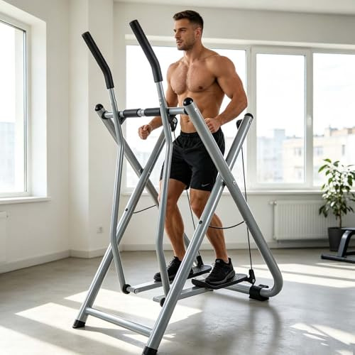 Workout Air Walkers, 2-in-1 Folding Air Walker Cross Trainer, Low Impact Cardio Workout Machine, for Home Gym & Office Cardio Workouts,001