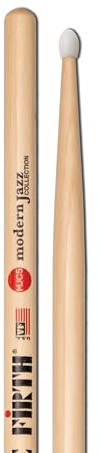 Vic Firth Modern Jazz Collection Drumsticks - 5 - Hickory - Nylon Tip