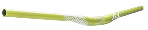 Funn Full On Riser Lenker, Klemme 31.8mm, Breite 785mm, Rise 15mm (Grün) | AL6061 dreifach konifiziert, wenig Backsweep, sandgestrahlt eloxiert, für Trail, Enduro, MTB, BMX und Straße