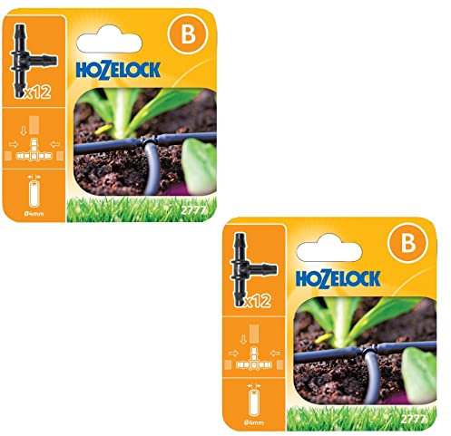 Hozelock 24 x 2777 T Tee 3 Way Connectors 4mm Micro Irrigation for 2772 Auto