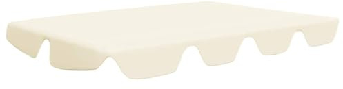 vidaXL Replacement Canopy for Garden Swing Cream 150/130x105/70 cm
