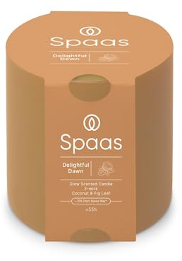 Spaas Glow doftljus med 2 vekar 55 timmar - Delightful Dawn