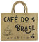 Domelo Einkaufskörbe. Bedruckte Einkaufstasche. Jute Tasche groß. Korbtasche, wasserabweisenden Strandtasche. Jutetaschen Shopper als Shopping bag. Nachhaltige Tragetasche (Beige Cafe Do Brasil)
