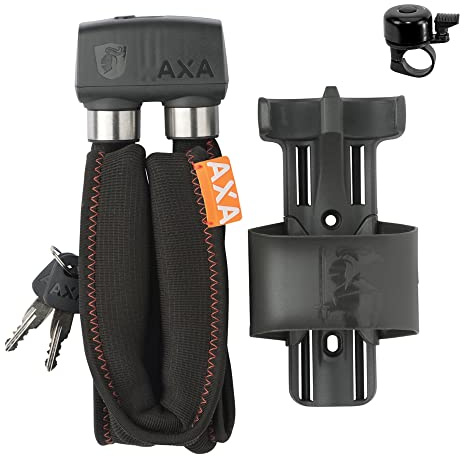 Axa Faltschloss Foldable Lock 600 Länge 95 cm Level 7 inkl. Fahrradklingel