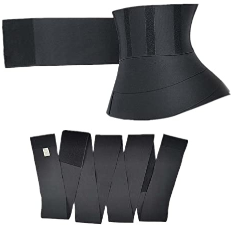 HKJHKJ Waist Trainer Women, Waist Cincher Belt Shapewear Sports Girdles Waist Trimmer Postpartum Belly Wrap Adjustable Comfortable Lumbar Waist Support Belt for Slimming，Fitness Workout, Unisex