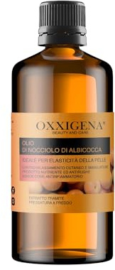 Oxxigena - Olio di Nocciolo di Albicocca Puro al 100%, Confezione da 250 ml, Tonificante e Rigenerante, ad Azione Illuminante e Rivitalizzante Ideale per Trattare la Pelle Spenta e Opaca