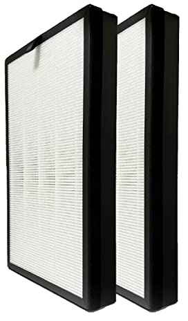 Nispira H05 3 en 1 True HEPA Filtro de repuesto compatible con HIMOX Purificador de aire H05, paquete de 2