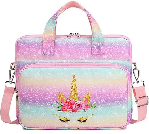 Octsky Kinder-Tablet-Tragetasche – 32,5 cm (12,5 Zoll) Schutztasche mit Schultergurt, weiches Futter