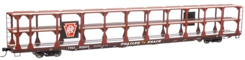 Walthers Spur H0 – Godsvagn 89 tum flatcar rack Pennsylvania Railroad