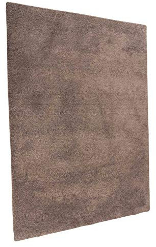 Möbel Jack Hochflorteppich Wohnzimmerteppich Shaggyteppich | 80x150 cm | Polyester | Taupe