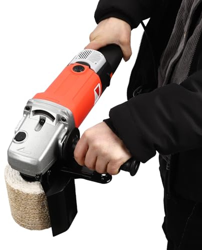 vinnyooc Drahtziehmaschine, Satiniermaschine, elektrische Poliermaschine, Poliermaschine, Holzbürstenschleifer, Elektrowerkzeug