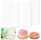 4PCS Cake Decorating Tools,Cake Spatula for Cake Decorating,Cake Leveller Making Equipment,Metal Cake Scraper for Baking Cake Smoother and for Mousse Butter Cream Cake Decoration