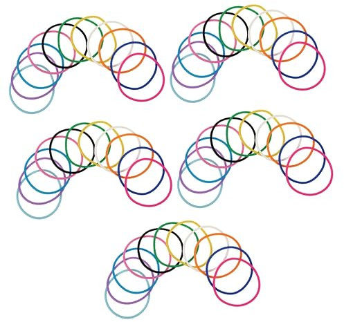 BESTonZON 50 Stück Silikonarmband Gelee-armbänder 80er Jahre Verstellbare Freundschaftsarmbänder Kinderhandgelenkleine Handgelenkbandagen Jelly Glow-armbänder Kieselgel Schmuck Scheinen
