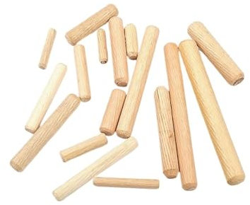 M10 Holzdübel, Schrank, Schublade, rund, geriffelt, Holzhandwerk, Dübelstifte, Stangen-Set, Möbelbeschlag, Länge: 30–100 mm. M10 Holzdübel (Size : M10X40mm, Color : 100pcs)