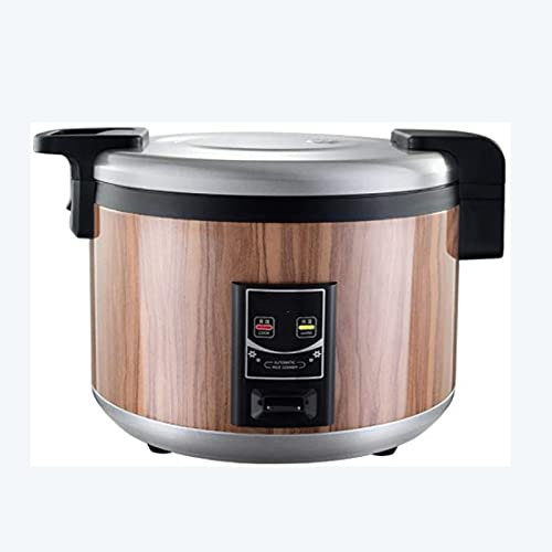 Olla arrocera grande (10 l ~ 23 l) Olla arrocera antiadherente espesa comercial, for restaurantes, comedores, escuelas, 220-240 V, alimentación de EE. UU./UE(19L)