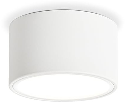 KYOTECH LED Surface Spotlight - 4000K Matte White Ceiling Spot - 6W 550LM GX53 - Ø95x55mm - Living Room, Bedroom, Kitchen