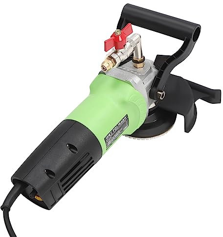 TaNeHaKi Elektrisch Nassschleifmaschine,4 Zoll Poliermaschine, Steinschleifer Mit Variabler Geschwindigkeit FüR Granit Marmor Beton