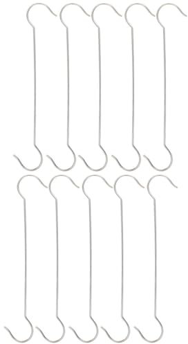 Yardwe Pour Plantes D'extérieur - Lot De 10 En S De Jardin Robustes Pour Mangeoires À Oiseaux Branches D'arbre Lanternes Et Décorations
