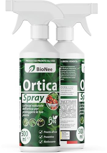 Estratto di Ortica Spray 500 ml – Pronto all’Uso – Naturale, Protettivo e Rinforzante per Piante – Ideale contro Afidi, Acari e Tignole – Per Agricoltura Biologica – Zero Residui