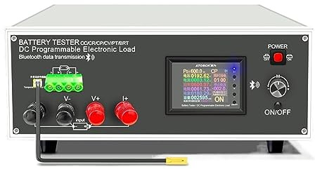 Tester di carico della batteria, 600W 200V 40A Tester di capacità del pacco batteria al litio Misuratore di scarica al piombo al litio 200V Misuratore di resistenza interna