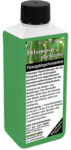 Echinopsis pachanoi Flüssigdünger für San-Pedro-Kaktus, Andachuma, Aguacolla, Gigantón, Huachuma | NPK Volldünger Konzentrat