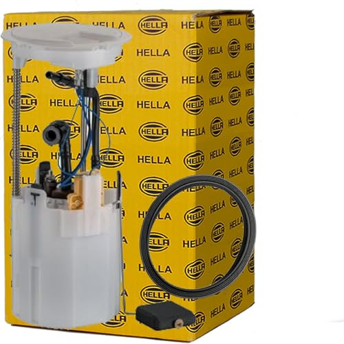 HELLA 8TF 358 146-101 Kraftstoffpumpe - Benzinpumpe - elektrisch - 4-polig | Kompatibel mit: MERCEDES-BENZ A-CLASS, B-CLASS Sports Tourer